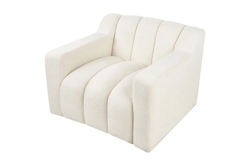 Lenestol Agerup - Hvit - Møbler - Stoler - Lenestoler