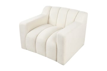 Lenestol Agerup - Hvit - Møbler - Stoler - Lenestoler