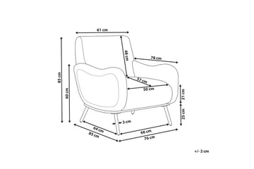 Lenestol Almind - Møbler - Stoler - Lenestoler