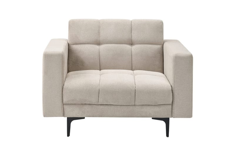 Lenestol Alnes Beige/svart - Beige/svart - Møbler - Stoler - Lenestoler