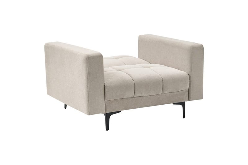 Lenestol Alnes Beige/svart - Beige/svart - Møbler - Stoler - Lenestoler
