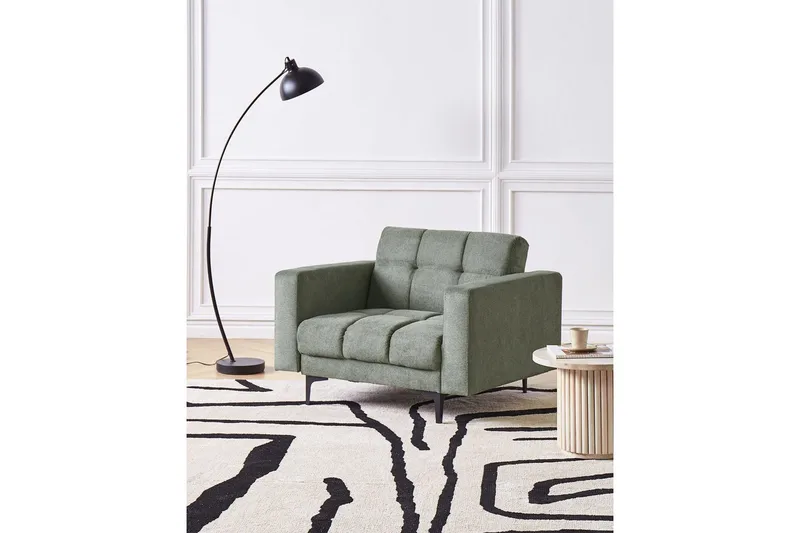 Lenestol Alnes Grønn/svart - Grønn/svart - Møbler - Stoler - Lenestoler