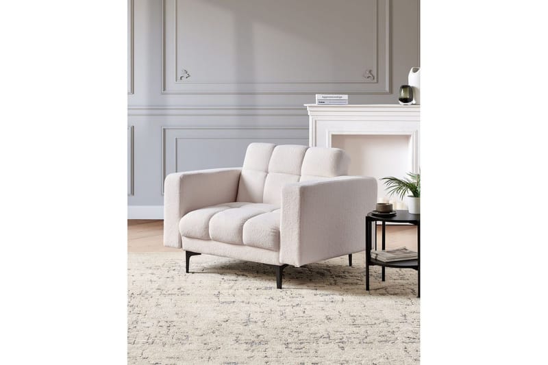 Lenestol Alnes Hvit/Svart - Hvit/Svart - Møbler - Stoler - Lenestoler