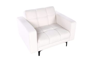 Lenestol Alnes Hvit/Svart - Hvit/Svart - Møbler - Stoler - Lenestoler