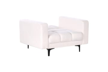 Lenestol Alnes Hvit/Svart - Hvit/Svart - Møbler - Stoler - Lenestoler