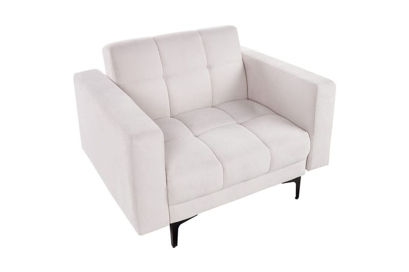 Lenestol Alnes Off-white/Svart - Off-white/Svart - Møbler - Stoler - Lenestoler