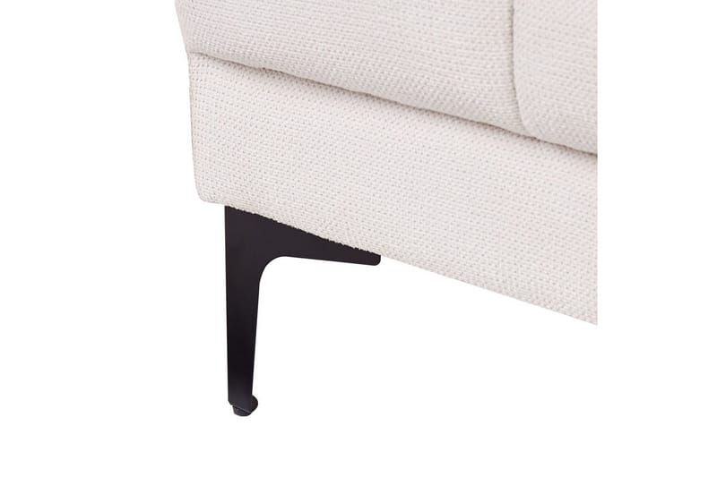 Lenestol Alnes Off-white/Svart - Off-white/Svart - Møbler - Stoler - Lenestoler