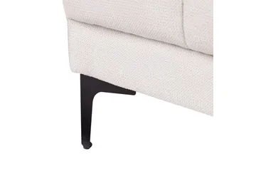 Lenestol Alnes Off-white/Svart - Off-white/Svart - Møbler - Stoler - Lenestoler