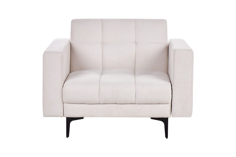 Lenestol Alnes Off-white/Svart - Off-white/Svart - Møbler - Stoler - Lenestoler