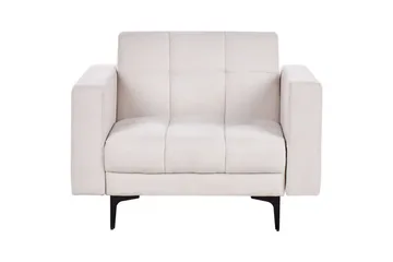 Lenestol Alnes Off-white/Svart - Off-white/Svart - Møbler - Stoler - Lenestoler