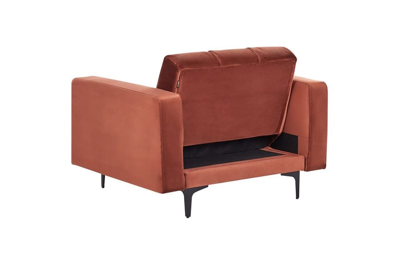 Lenestol Alnes Rød/Svart - Rød/Svart - Møbler - Stoler - Lenestoler