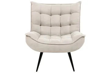 Lenestol Alvesta - Beige, svart - Møbler - Stoler - Lenestoler