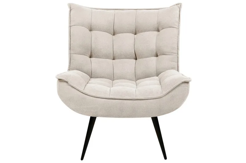 Lenestol Alvesta - Beige, svart - Møbler - Stoler - Lenestoler