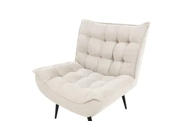 Lenestol Alvesta - Beige, svart - Møbler - Stoler - Lenestoler