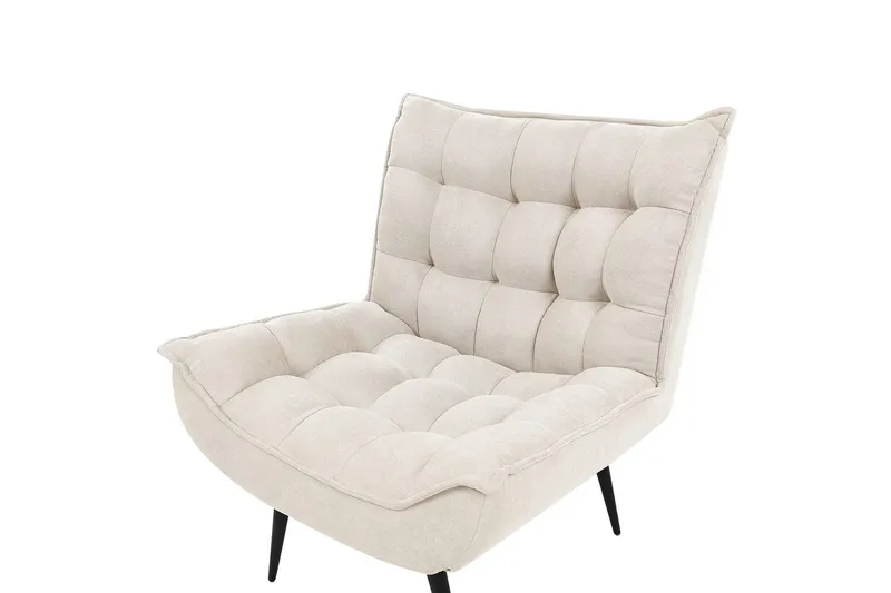 Lenestol Alvesta - Beige, svart - Møbler - Stoler - Lenestoler