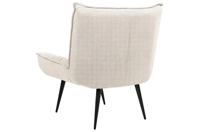 Lenestol Alvesta - Beige, svart - Møbler - Stoler - Lenestoler