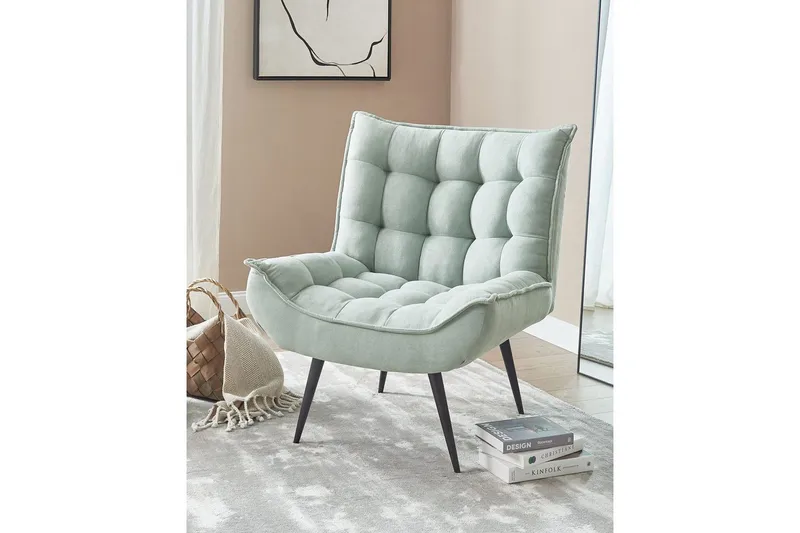 Lenestol Alvesta - Grønn, svart, Grønn, Svart - Møbler - Stoler - Lenestoler