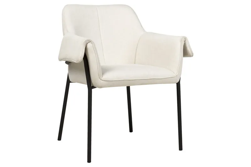 Lenestol Arla, Kremhvit, Svart