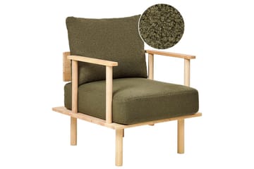 Lenestol Asker - Grønt, lyst treverk - Møbler - Stoler - Lenestoler