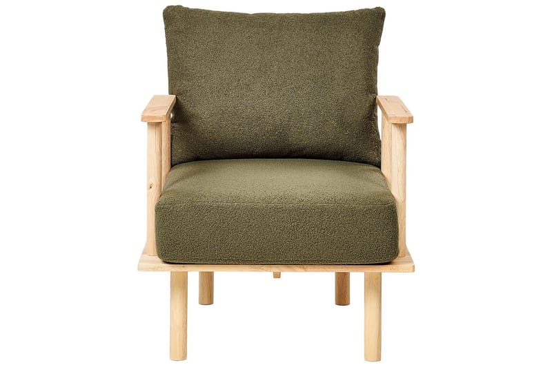 Lenestol Asker - Grønt, lyst treverk - Møbler - Stoler - Lenestoler