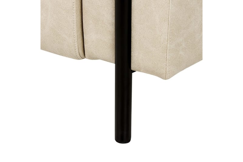 Lenestol Askim - Beige, svart/polyester - Møbler - Stoler - Lenestoler