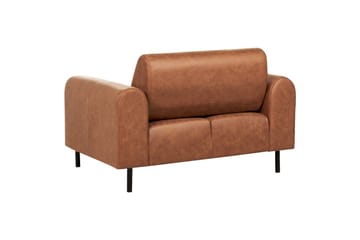 Lenestol Askim - Gullbrun, Svart/Polyester - Møbler - Stoler - Lenestoler