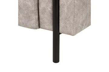 Lenestol Askim - Lysegrå, svart/Polyester - Møbler - Stoler - Lenestoler