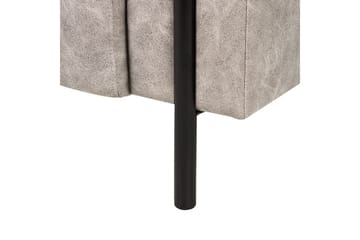 Lenestol Askim - Lysegrå, svart/Polyester - Møbler - Stoler - Lenestoler