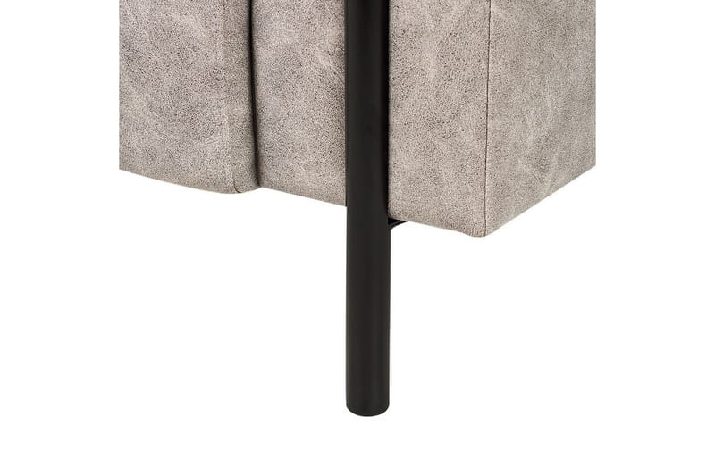 Lenestol Askim - Lysegrå, svart/Polyester - Møbler - Stoler - Lenestoler