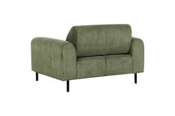 Lenestol Askim - Olivengrønn, Svart/Mansjetterstoff - Møbler - Stoler - Lenestoler