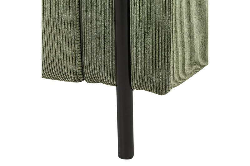 Lenestol Askim - Olivengrønn, Svart/Mansjetterstoff - Møbler - Stoler - Lenestoler