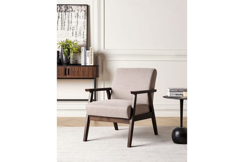 Lenestol Asnes - Taupe - Møbler - Stoler - Lenestoler