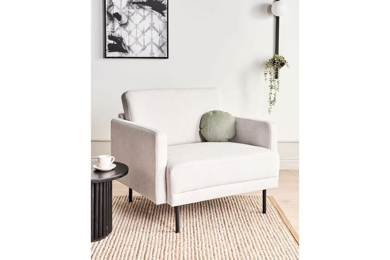 Lenestol Breda - Beige, svart - Møbler - Stoler - Lenestoler