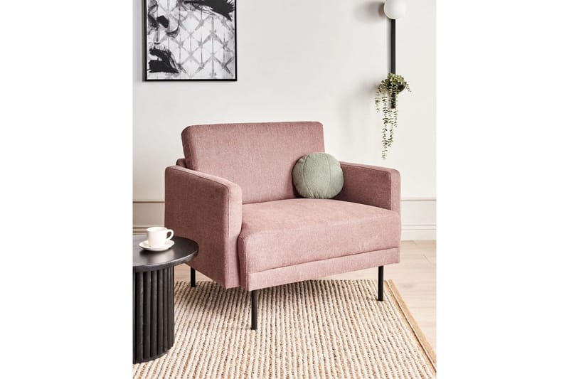 Lenestol Breda - Rosa, Svart - Møbler - Stoler - Lenestoler