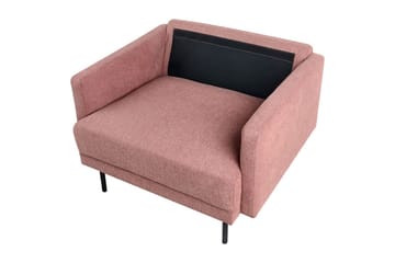 Lenestol Breda - Rosa, Svart - Møbler - Stoler - Lenestoler