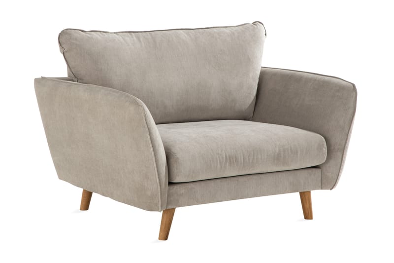 Lenestol Colt Lyx - Beige/Eik - Lenestoler