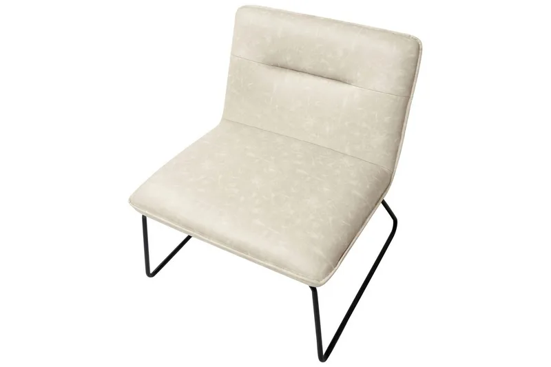 Lenestol Cotulla - Beige/Kunstlær - Møbler - Stoler - Lenestoler