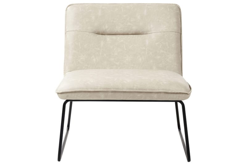 Lenestol Cotulla - Beige/Kunstlær - Møbler - Stoler - Lenestoler