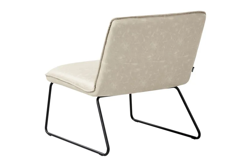 Lenestol Cotulla - Beige/Kunstlær - Møbler - Stoler - Lenestoler