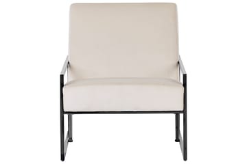 Lenestol Delary - Beige, svart - Møbler - Stoler - Lenestoler