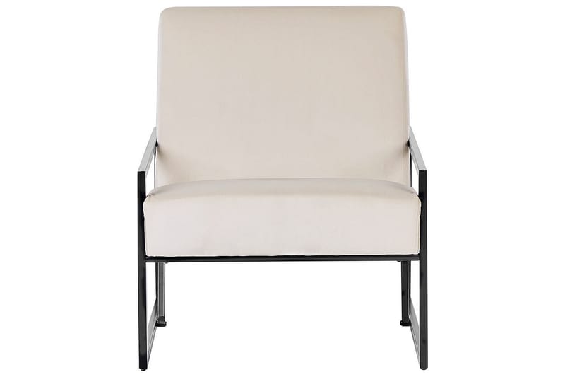 Lenestol Delary - Beige, svart - Møbler - Stoler - Lenestoler
