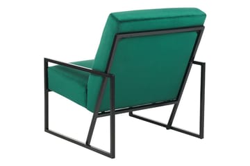Lenestol Delary - Grønn, svart, Grønn, Svart - Møbler - Stoler - Lenestoler