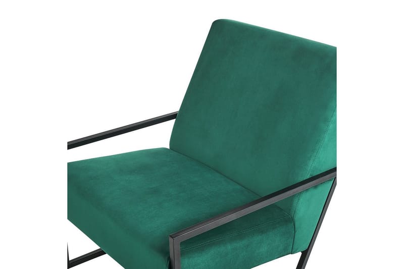 Lenestol Delary - Grønn, svart, Grønn, Svart - Møbler - Stoler - Lenestoler