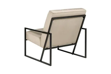 Lenestol Delary - Taupe, svart - Møbler - Stoler - Lenestoler