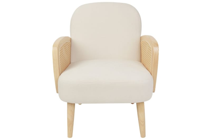 Lenestol Dvenberg - Beige, lyst tre - Møbler - Stoler - Lenestoler