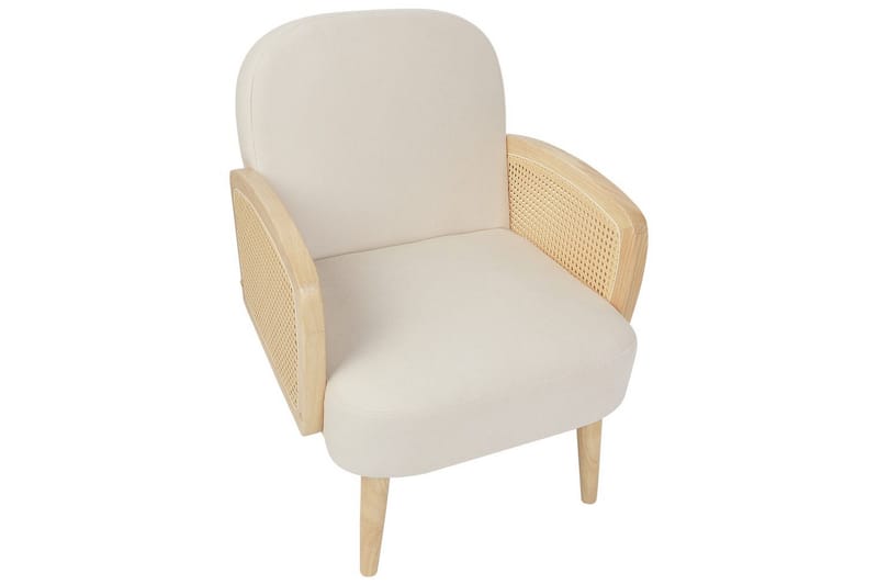 Lenestol Dvenberg - Beige, lyst tre - Møbler - Stoler - Lenestoler