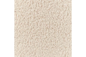 Lenestol Esrum Beige/mørkt tre, Bouclé - Beige/mørkt tre, Bouclé - Møbler - Stoler - Lenestoler