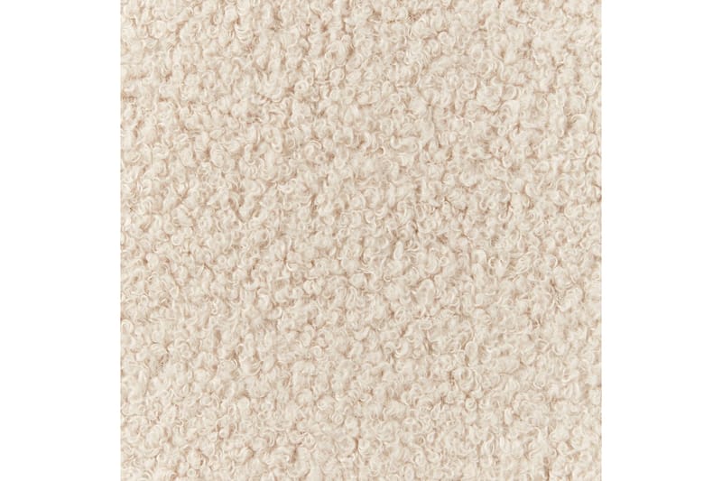 Lenestol Esrum Beige/mørkt tre, Bouclé - Beige/mørkt tre, Bouclé - Møbler - Stoler - Lenestoler
