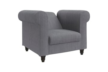 Lenestol Felix II Grå - Grå - Møbler - Stoler - Lenestoler