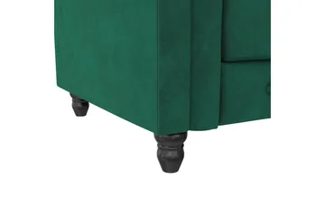 Lenestol Felix Mørk grønn, Fløyel/Tre/Metall - Mørk grønn, Fløyel/Tre/Metall - Møbler - Stoler - Lenestoler